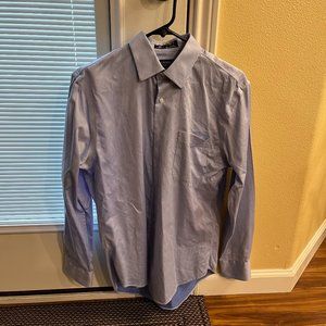 Men's Blue Button-Down Shirt